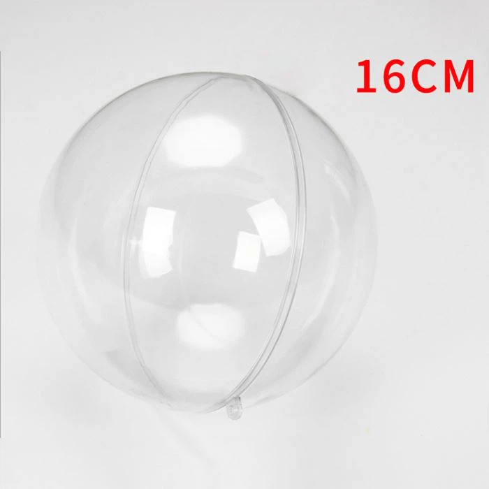 Clear Hollow Plastic Balls (4)